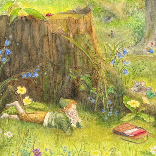 Postcard Spring in the Forest - vendor-unknown - Honeybee Toys