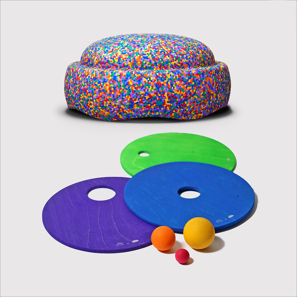 SALE Grimm's Rolling Disc Classic Cool with 33% OFF Stapelstein Confetti Stone - vendor-unknown - Honeybee Toys