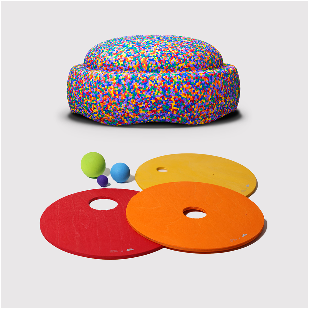 SALE Grimm's Rolling Disc Classic Warm with 33% OFF Stapelstein Confetti Stone - vendor-unknown - Honeybee Toys