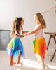 Sarah's Silks Fairy Skirt Rainbow Yellow, Large