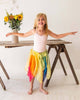 Sarah's Silks Fairy Skirt Rainbow Yellow, Large