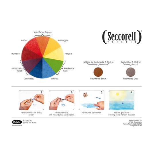 Seccorell Art Colour Mixing Card - vendor-unknown - Honeybee Toys