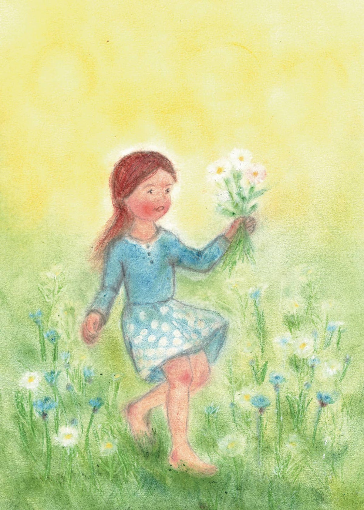 Seccorell Postcard Flower Girl - vendor-unknown - Honeybee Toys