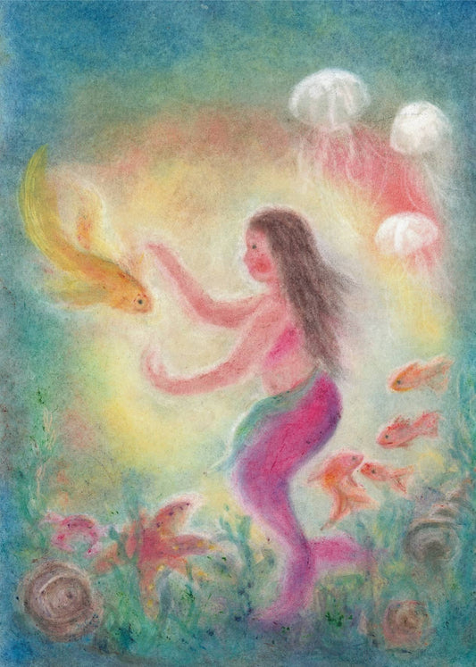Seccorell Postcard Mermaid - vendor-unknown - Honeybee Toys