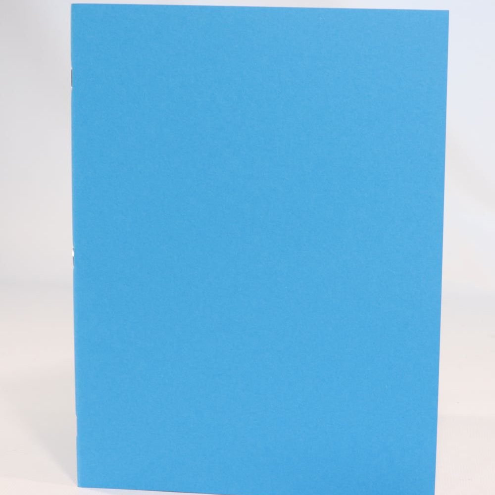 Sedulus A4 Main Lesson Book, Blue, Portrait, 1 blank/1 lined 8mm, 32pp - vendor-unknown - Honeybee Toys