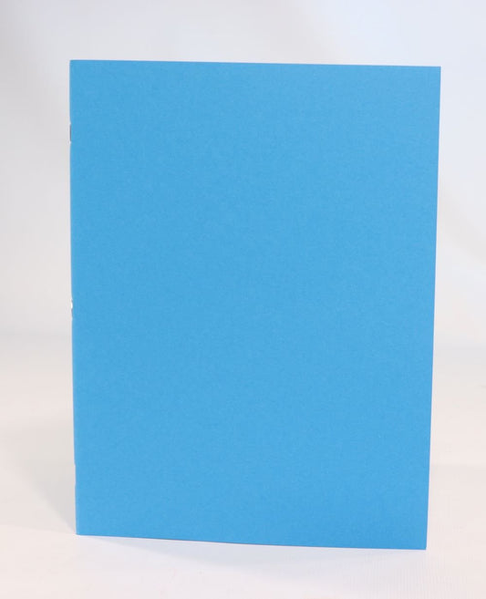 Sedulus A4 Main Lesson Book, Blue, Portrait, 1 blank/1 lined 8mm, 32pp - vendor-unknown - Honeybee Toys