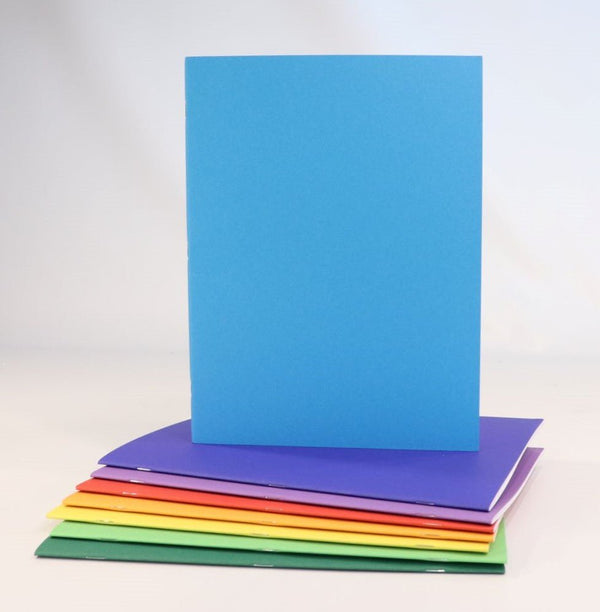 Sedulus A4 Main Lesson Book, Portrait Blank, Blue Heavy Cover 110gsm pages, 32pp