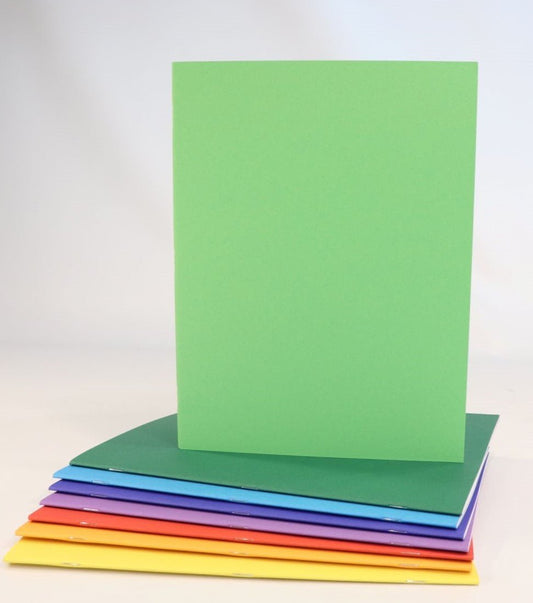 Sedulus A4 Main Lesson Book, Portrait Blank, Light Green Heavy Cover 110gsm pages, 32pp - vendor-unknown - Honeybee Toys