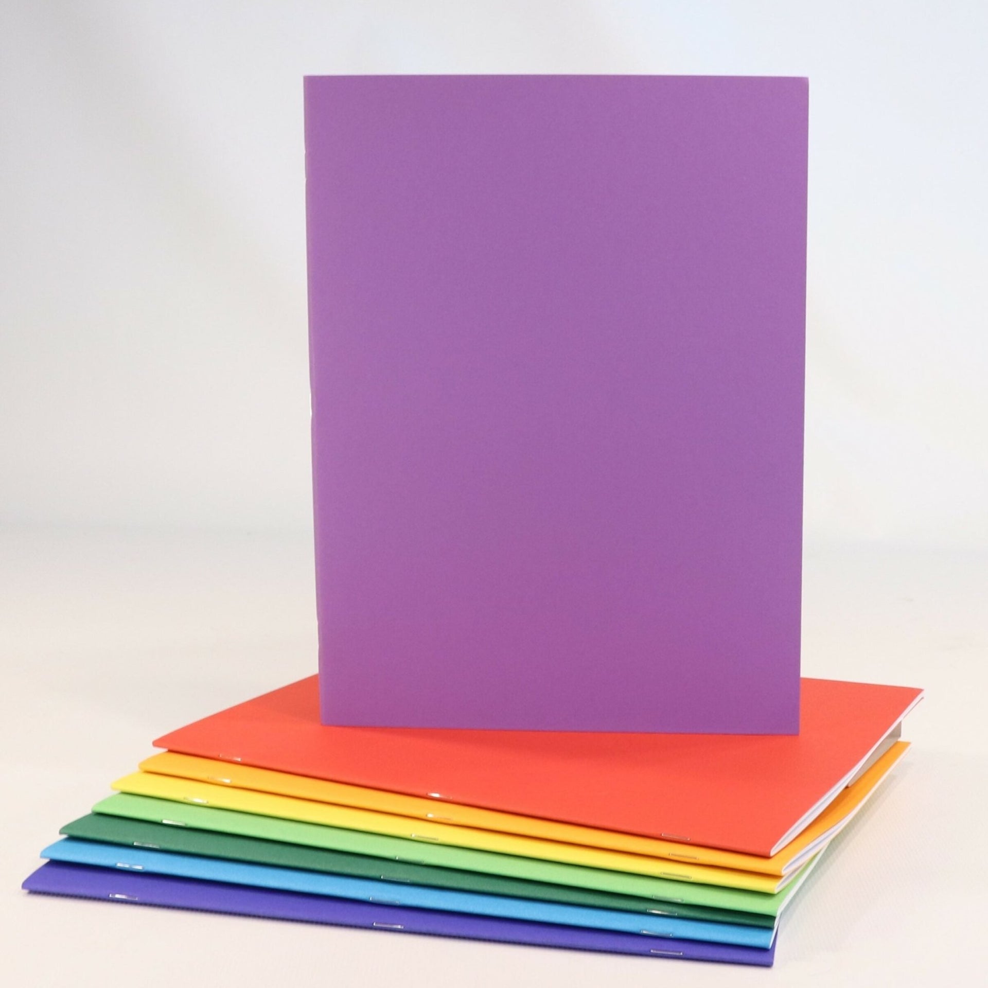 Sedulus A4 Main Lesson Book, Portrait Blank, Violet Heavy Cover 110gsm pages, 32pp - vendor-unknown - Honeybee Toys