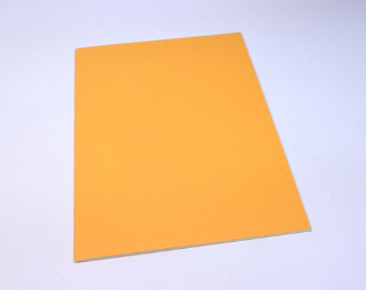 Sedulus Main Lesson Book A3 Portrait Orange w Tissue - vendor-unknown - Honeybee Toys