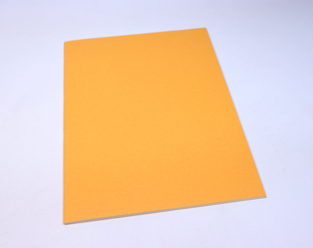 Sedulus Main Lesson Book A3 Portrait Orange w Tissue - vendor-unknown - Honeybee Toys