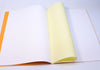 Sedulus Main Lesson Book A3 Portrait Orange w Tissue - vendor-unknown - Honeybee Toys