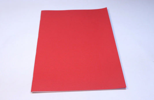 Sedulus Main lesson Book A3 Portrait Red w Tissue - vendor-unknown - Honeybee Toys