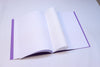 Sedulus Main Lesson Book A3 Portrait Violet with Tissue paper - Honeybee Toys - Honeybee Toys