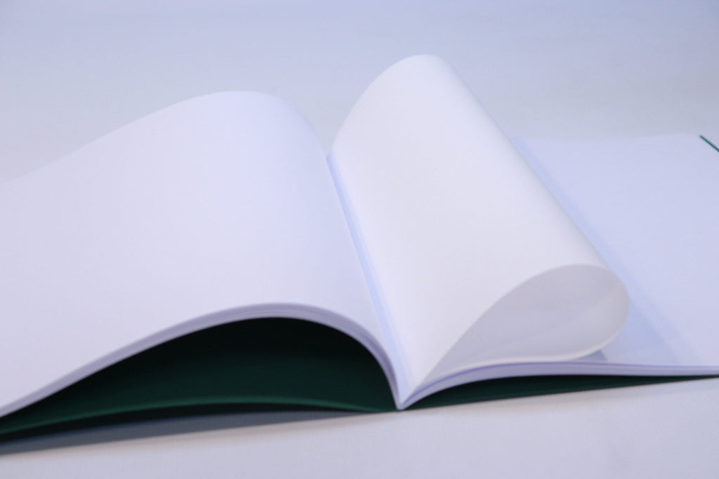 Sedulus Main Lesson Book Oversize A4 Dark Green w Tissue - vendor-unknown - Honeybee Toys