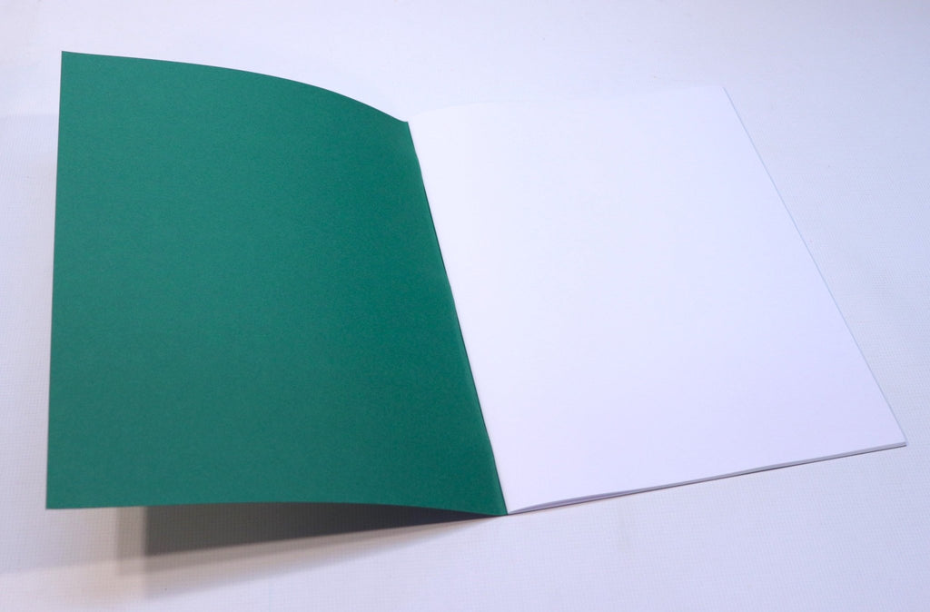 Sedulus Main Lesson Book Oversize A4 Dark Green w Tissue - vendor-unknown - Honeybee Toys