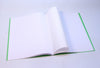 Sedulus Main Lesson Book Oversize A4 Green w Tissue - vendor-unknown - Honeybee Toys