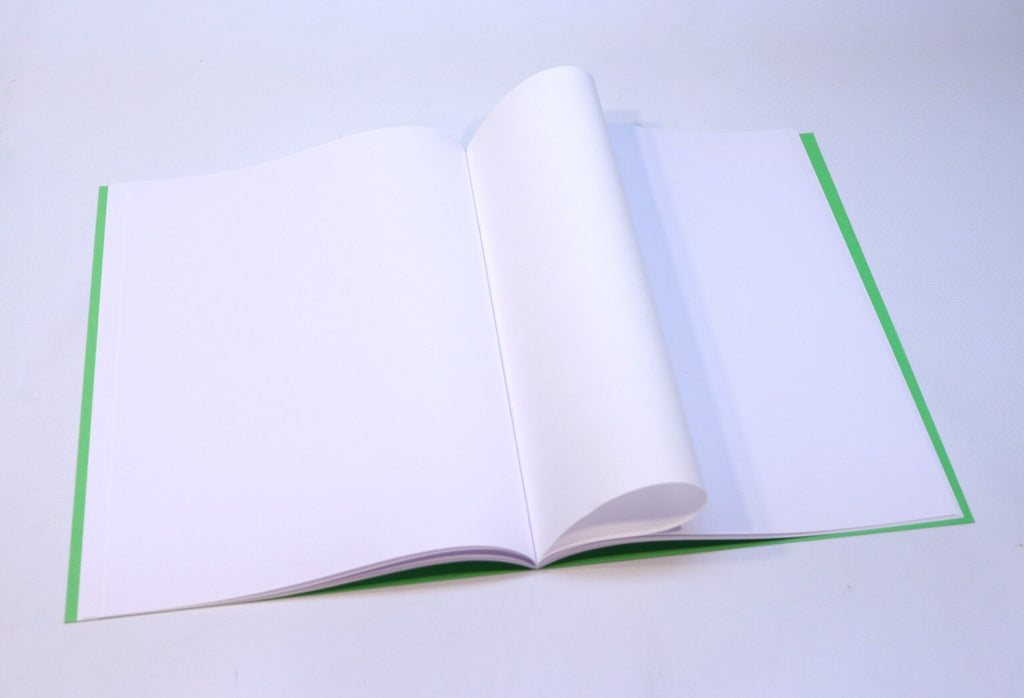 Sedulus Main Lesson Book Oversize A4 Green w Tissue - vendor-unknown - Honeybee Toys