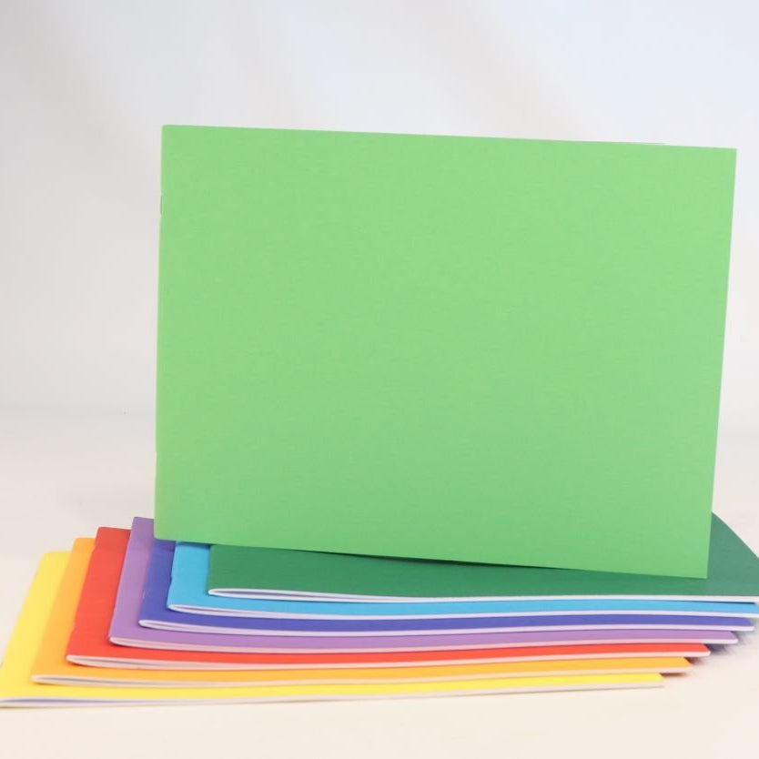 Sedulus Main Lesson Book Oversize A4 Landscape Light Green - vendor-unknown - Honeybee Toys