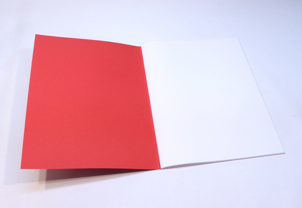 Sedulus Main Lesson Book Oversize A4 Red with Tissue Paper - vendor-unknown - Honeybee Toys