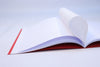 Sedulus Main Lesson Book Oversize A4 Red with Tissue Paper - vendor-unknown - Honeybee Toys