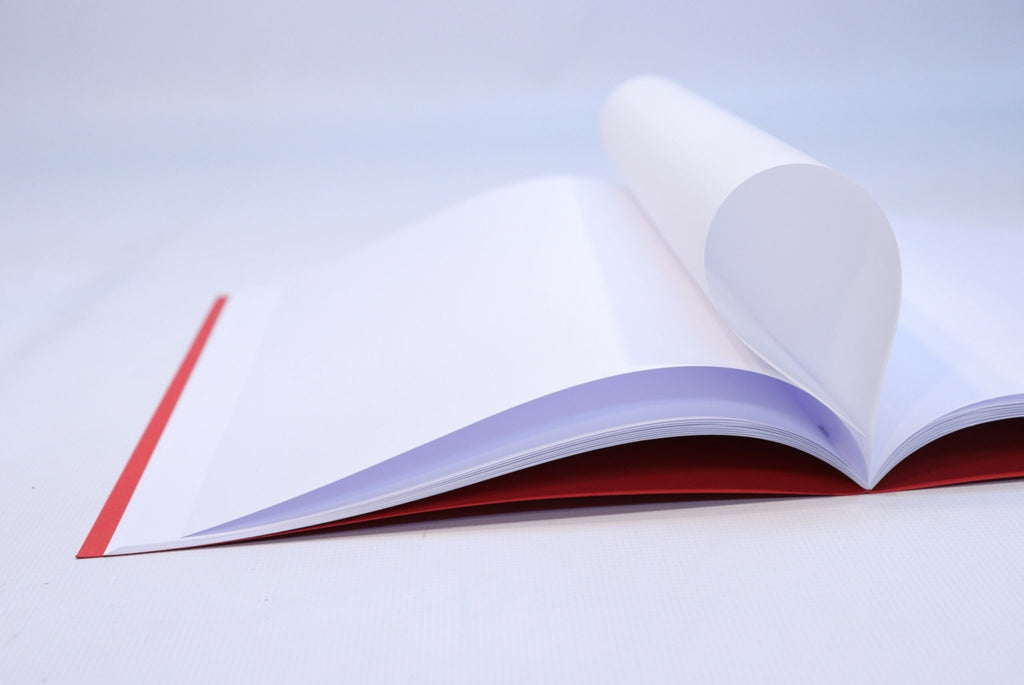 Sedulus Main Lesson Book Oversize A4 Red with Tissue Paper - vendor-unknown - Honeybee Toys