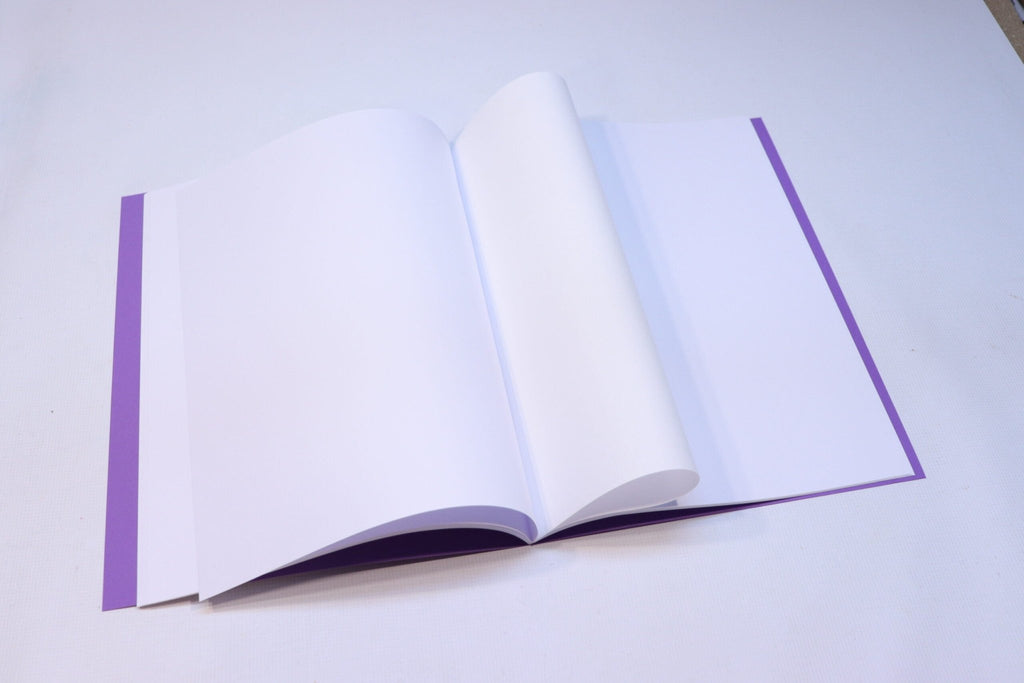 Sedulus Main Lesson Book Oversize A4 Violet w Tissue - vendor-unknown - Honeybee Toys