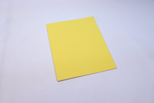 Sedulus Main Lesson Book Oversize A4 Yellow w Tissue - vendor-unknown - Honeybee Toys