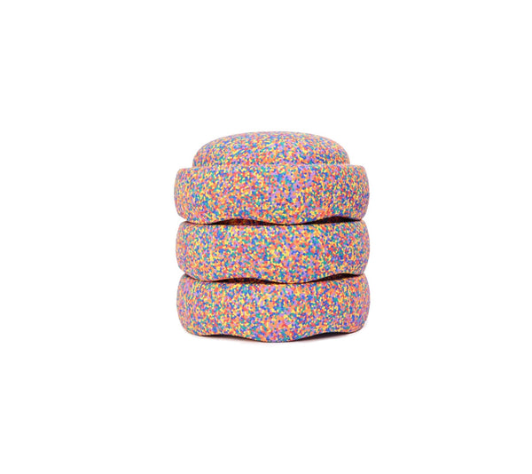 Stapelstein Classic Rainbow Confetti Set of 3, SALE 26% OFF
