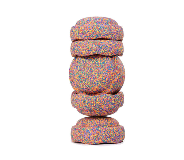 Stapelstein Classic Rainbow Confetti Set of 6, SALE 25% OFF