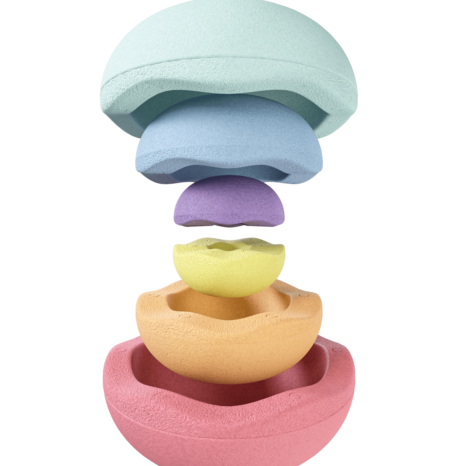 Stapelstein Inside Rainbow Pastel, SALE 39% OFF - vendor-unknown - Honeybee Toys