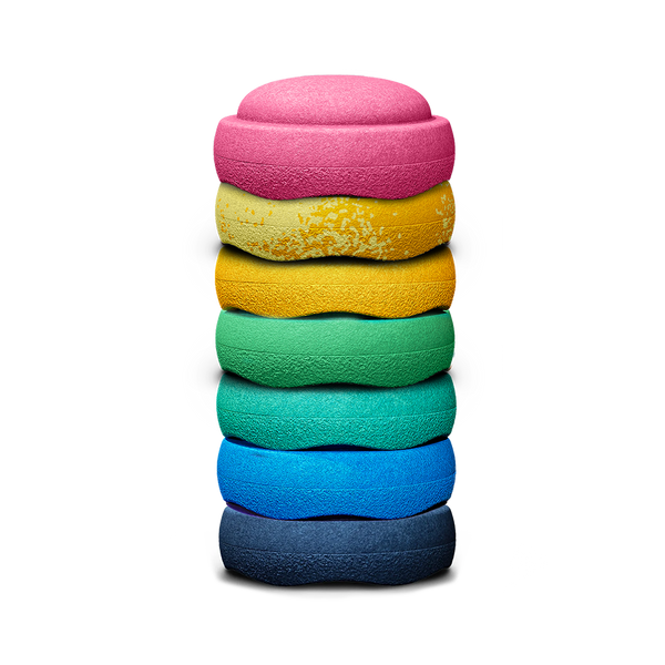 Stapelstein Multicoloured set 7 with Wattle Limited Edition, over 25%