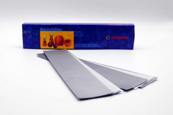 Stockmar Decorating Wax Silver 20x4cm - vendor-unknown - Honeybee Toys