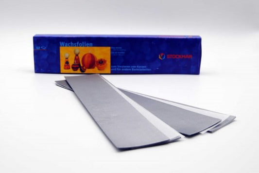 Stockmar Decorating Wax Silver 20x4cm - vendor-unknown - Honeybee Toys