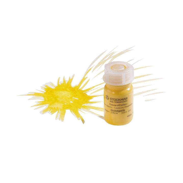Stockmar Paint 20 ml Circle Yellow - vendor-unknown - Honeybee Toys