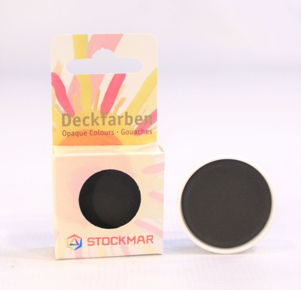 Stockmar Paint Well Opaque Black - vendor-unknown - Honeybee Toys