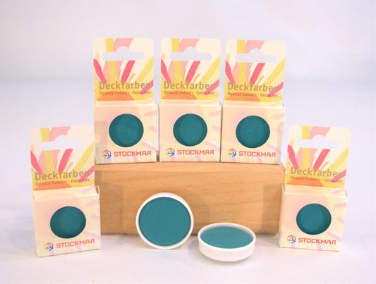 Stockmar Paint Well Opaque Blue/Green - vendor-unknown - Honeybee Toys