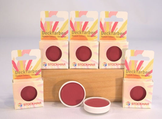 Stockmar Paint Well Opaque Carmine Red - vendor-unknown - Honeybee Toys