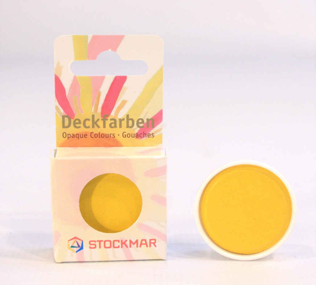 Stockmar Paint Well Opaque Golden Yellow - vendor-unknown - Honeybee Toys