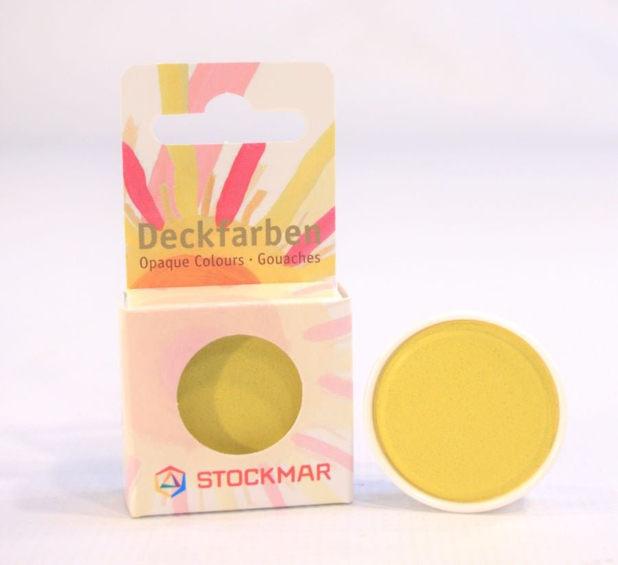 Stockmar Paint Well Opaque Lemon Yellow - vendor-unknown - Honeybee Toys