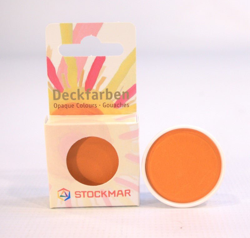 Stockmar Paint Well Opaque Orange - vendor-unknown - Honeybee Toys
