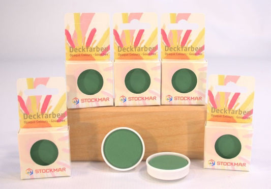 Stockmar Paint Well Opaque Sap Green - vendor-unknown - Honeybee Toys