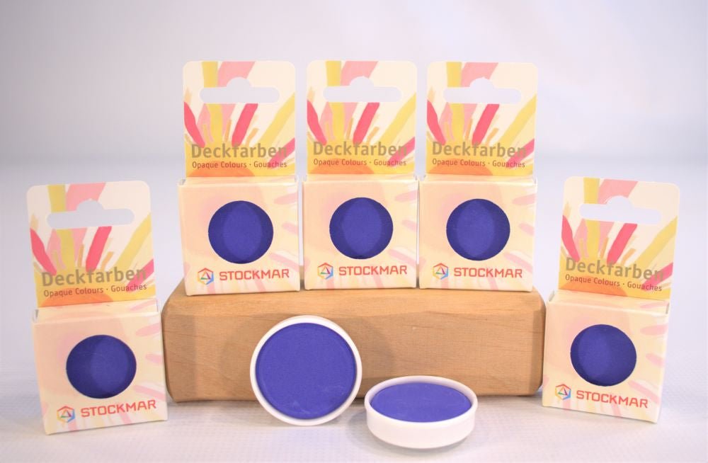 Stockmar Paint Well Opaque Ultramarine Blue - vendor-unknown - Honeybee Toys