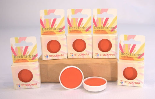 Stockmar Paint Well Opaque Vermilion - vendor-unknown - Honeybee Toys