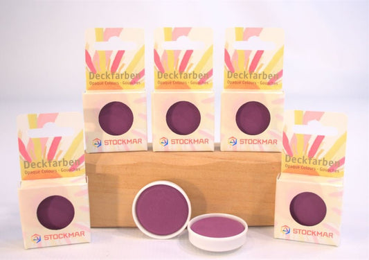 Stockmar Paint Well Opaque Violet Red - vendor-unknown - Honeybee Toys