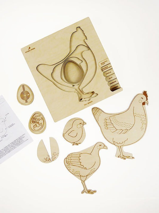 Stuka Puka Chicken or the Egg Puzzle - vendor-unknown - Honeybee Toys