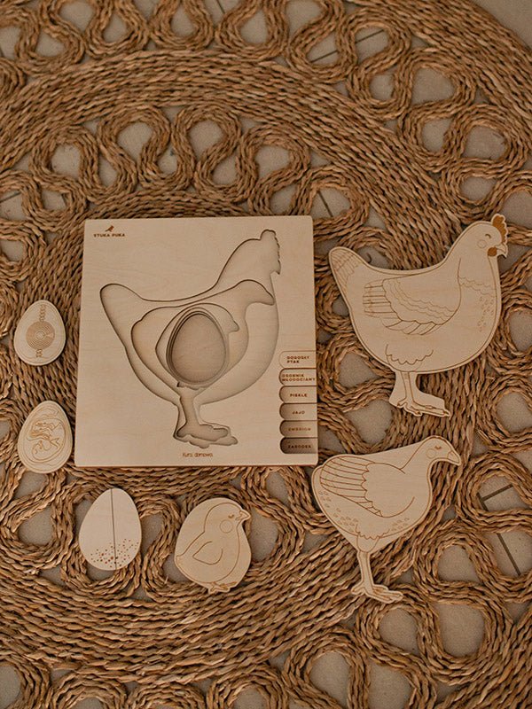 Stuka Puka Chicken or the Egg Puzzle - vendor-unknown - Honeybee Toys