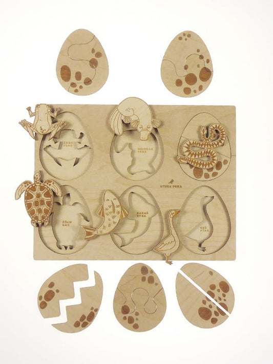 Stuka Puka Egg On Puzzle - vendor-unknown - Honeybee Toys