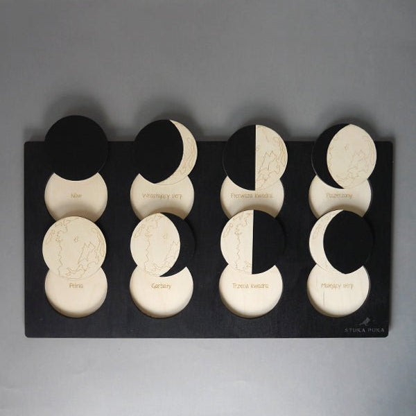 Stuka Puka Phases of the Moon Puzzle - vendor-unknown - Honeybee Toys