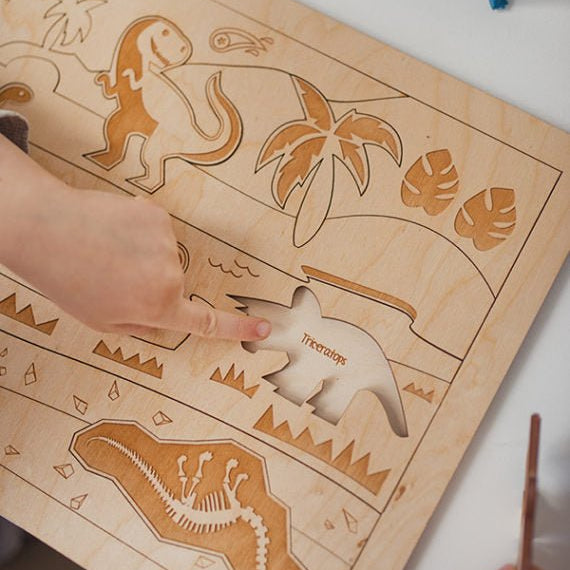 Stuka Puka Prehistoric World Puzzle - vendor-unknown - Honeybee Toys